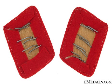 Luftwaffe Regiment "HG" Anti-Aircraft/Artillery Stabsgefreiter/Hauptgefreiter Collar Tabs Reverse