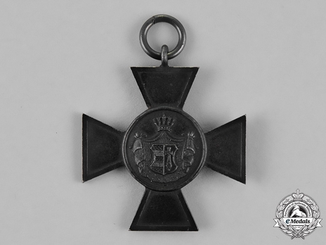 House Order of Duke Peter Friedrich Ludwig, Civil Division, III Class Honour Cross Reverse