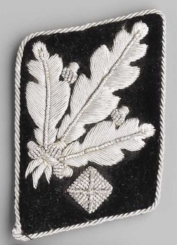 Allgemeine SS Post-1942 Gruppenführer Collar Tabs Obverse