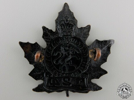 124th Infantry Battalion Other Ranks Cap Badge Reverse