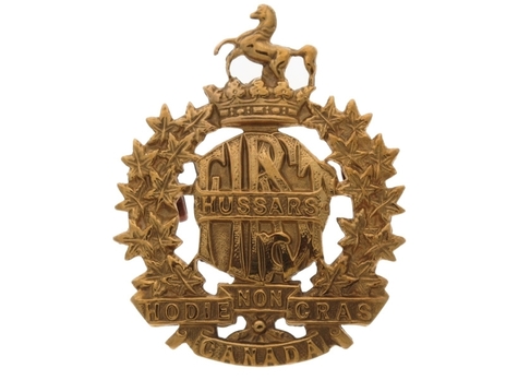 1st Hussars Other Ranks Cap Badge Obverse