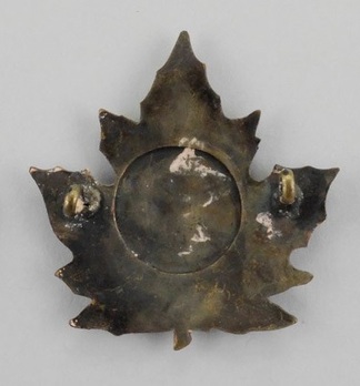 136th Infantry Battalion Officers Cap Badge Reverse