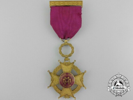 Order of Military Merit, IV Class (for Bravery in Combat) Obverse