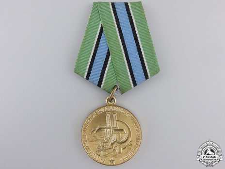 Development of the Petrochemical Complex of Western Siberia Brass Medal Obverse