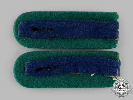 German Army Administrative Oberleutnant Shoulder Boards Reverse