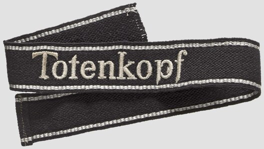 Waffen-SS Totenkopf NCO/EM's Cuff Title Obverse