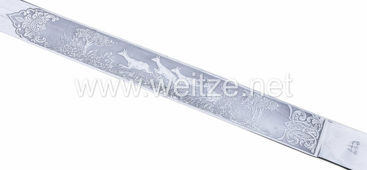 Deutsche Jägerschaft Regulation Hunting Knife by Alcoso Reverse Blade