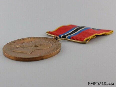 Bronze Medal (for Civilians, stamped "CARNIOL FIUL") Obverse Detail