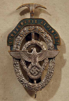 Gendarmerie Mountain Guide Badge Obverse