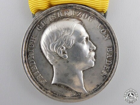 Civil Merit Medal in Silver, Type VI (1857-1865) Obverse