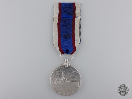 Silver Medal (with King George V in admiral's uniform) Reverse