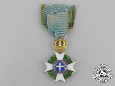 Order of the Redeemer, Type II, Knight's Cross, Miniature in Gold Reverse