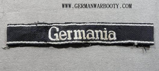 Waffen-SS Germania Officer's Cuff Title Obverse