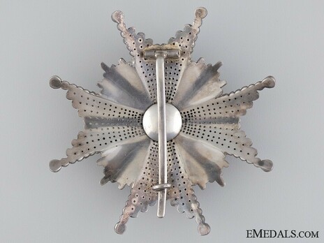 Commander Grand Cross Breast Star (with silver) Reverse