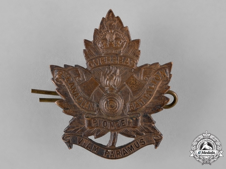 2nd Pioneer Battalion Other Ranks Cap Badge Obverse