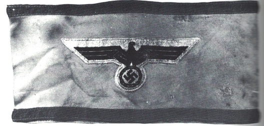 Kriegsmarine Air Protection Leader Armband Obverse
