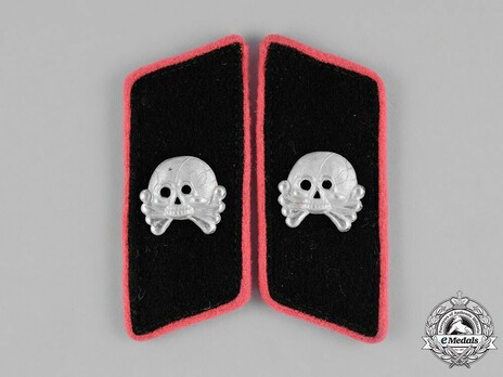 German Army Panzer Collar Tabs Obverse