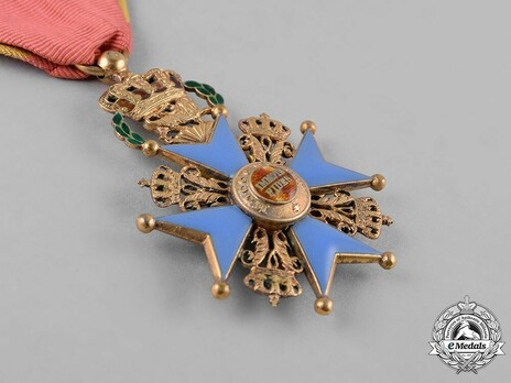 Dukely Order of Henry the Lion, I Class Knight's Cross (in silver gilt) Reverse