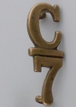 7th Infantry Battalion Other Ranks Shoulder Title Obverse