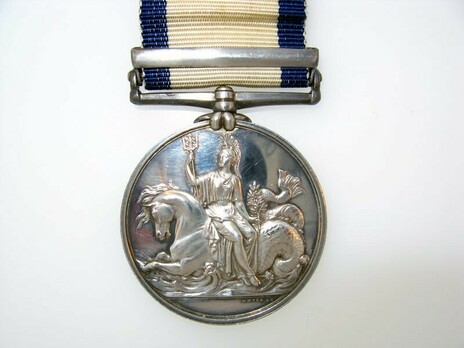 Silver Medal (with "JAVA" clasp) Reverse