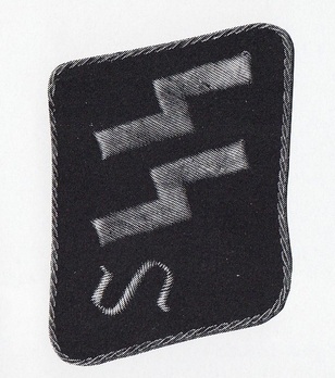 SS-VT Medical Detachment Officer Collar Tabs Obverse