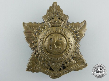 85th Infantry Battalion Other Ranks Cap Badge Obverse