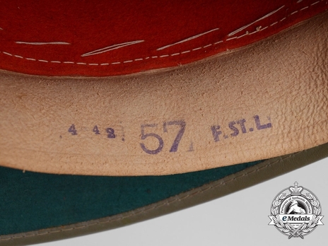 Afrikakorps Heer Pith Helmet (2nd version) Stamp Detail