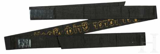 Kriegsmarine Zerstörer Erich Koellner Cap Tally Ribbon Reverse