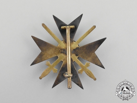 Order of the Württemberg Crown, Military Division, Honour Cross (in silver gilt) Reverse