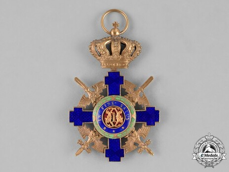 The Order of the Star of Romania, Type II, Military Division, Knight's Cross Obverse