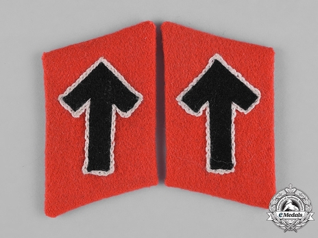 SA Leader School Collar Tabs (without piping) Obverse