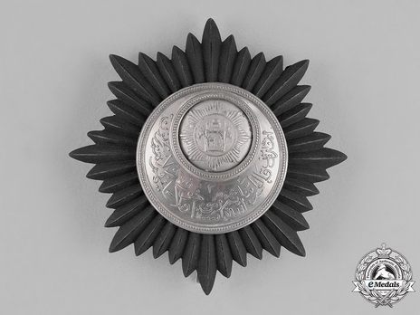 Order of Independence (Nishan-i-Istiqlal), Civil Division, I Class Grand Cordon Breast Star (with blackened metal, c.1927) Obverse