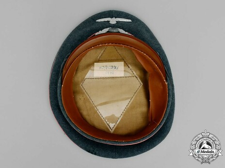 German Army Armoured NCO/EM's Visor Cap Interior