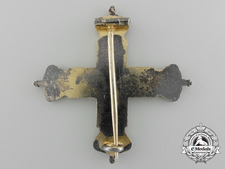 Red Cross Decoration, I Class Cross (in silver gilt) Reverse