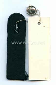 Reichsbahn Bahnschutzpolizei Stellvertretender Gruppenführer Shoulder Boards Reverse