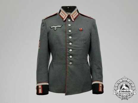 German Army Artillery & Ordnance NCO's Dress Tunic Obverse