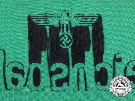 Reichsbahn German Railway Armband Reverse