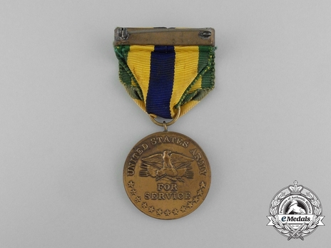 Mexican Service Medal (Army) Reverse