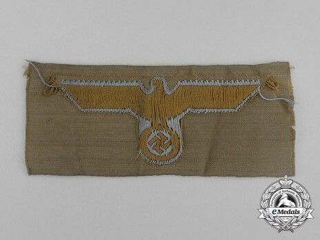 Afrikakorps Heer Cloth Cap Eagle Insignia Reverse