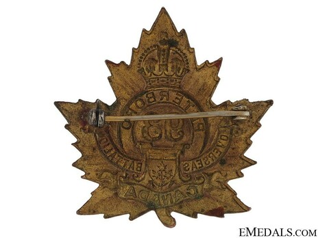 93rd Infantry Battalion Other Ranks Cap Badge Reverse