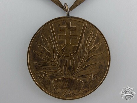 Medal for Heroic Deeds, III Class Reverse