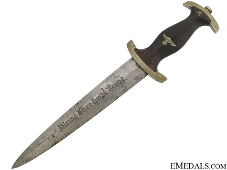 Allgemeine SS M33 Early Pre-RZM Mark Service Dagger (by Gottlieb Hammesfahr) Obverse