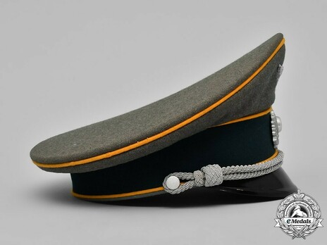 German Army Cavalry Officer's Visor Cap Right Side