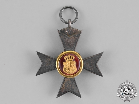 Princely Honour Cross, Civil Division, IV Class Cross (in silver & gold) Obverse