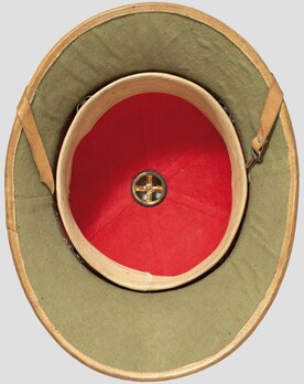 Afrikakorps Luftwaffe Pith Helmet (tan version) Interior