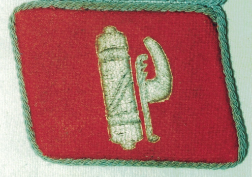 Waffen-SS 1st Italian Division Collar Tab Obverse