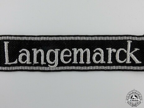 Waffen-SS Langemarck NCO/EM's Cuff Title Obverse