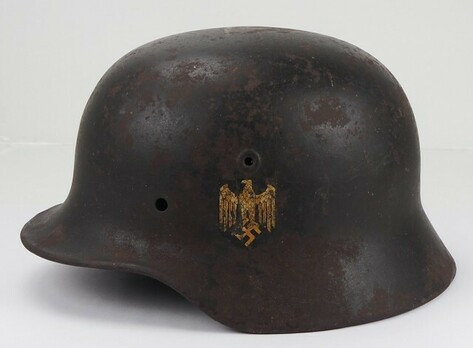 Kriegsmarine Steel Helmet M40 (Single Decal version) Left Side