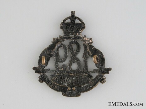 189th Infantry Battalion Other Ranks Cap Badge Reverse