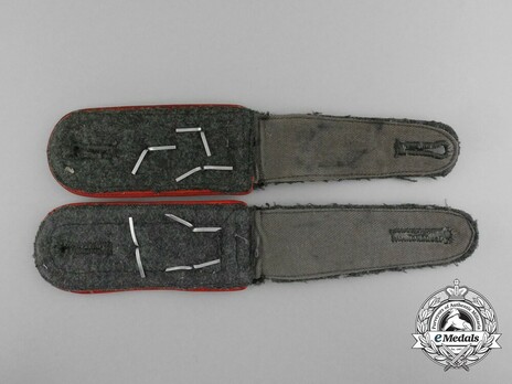 German Army Artillery & Ordnance Stabsfeldwebel 2nd Pattern Shoulder Boards Reverse